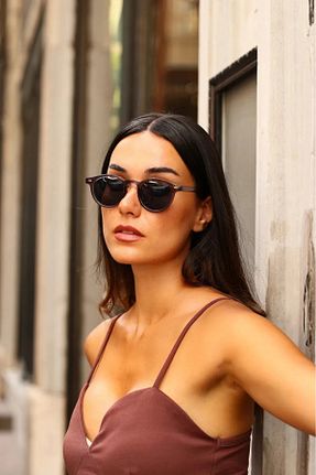 عینک آفتابی طوسی زنانه 50 LUPİX - کد 899587020