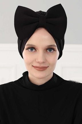 کلاه شنای حجاب مشکی زنانه Aisha