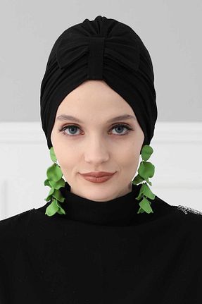 کلاه شنای حجاب مشکی زنانه Aisha