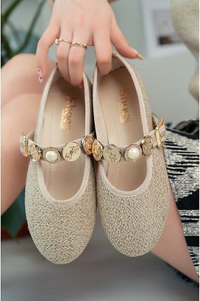 بابت بژ زنانه پارچه ای RoseVeno - کد 899595358