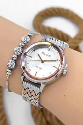 ساعت مچی رنگی زنانه 36-40 میلی متر Ferrucci - کد 899597898