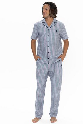 ست لباس راحتی سرمه ای مردانه پنبه ای U.S. Polo Assn. - کد 899600027