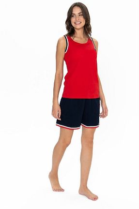 ست لباس راحتی قرمز زنانه ساده U.S. Polo Assn. - کد 899607461