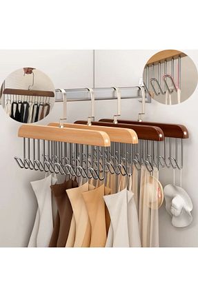 نظم دهنده کمد قهوه ای چوب seç al burada - کد 899607215