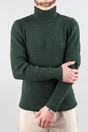پلیور خاکی مردانه ساده bombe - کد 899625462