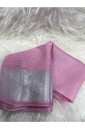 شال صورتی زنانه پنبه ای Eşarpevi - کد 899622207