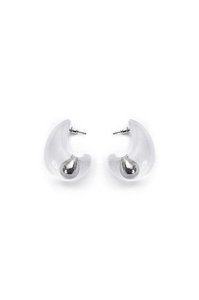 گوشواره جواهر طوسی Twist - کد 899622569