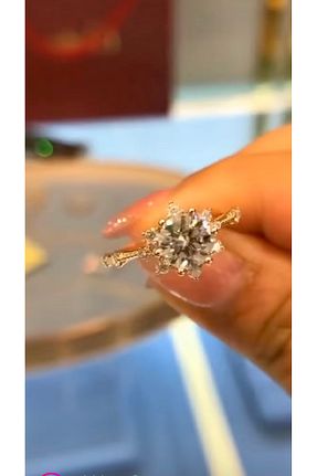 انگشتر جواهر صورتی زنانه زیرکن Armes Silver - کد 899634056