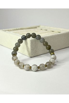 دستبند جواهر سفید زنانه سنگ طبیعی Sol Pige - کد 845272329