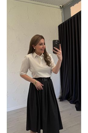 تیشرت نباتی زنانه Relaxed elif teke - کد 900542271