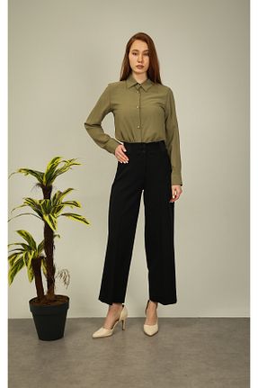 شلوار مشکی زنانه لیکرا LunaRise - کد 899653748