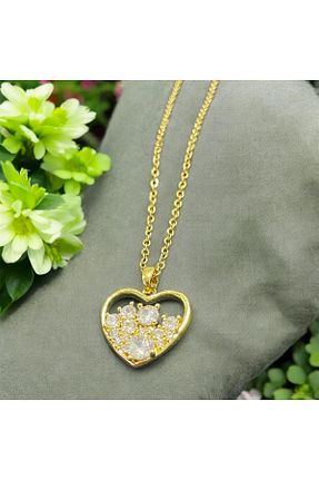 گردنبند استیل ( فولاد ) طلائی زنانه استیل ضد زنگ özgül takı ve tasarım - کد 888961049