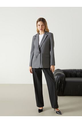 کت طوسی زنانه رگولار LC Waikiki - کد 930624967