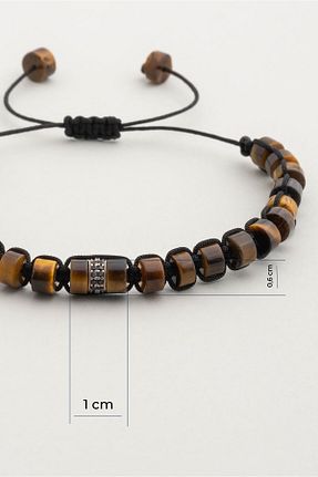دستبند نقره رنگی مردانه 925 عیار So Chic - کد 900548563