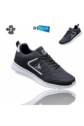 کفش اسنیکر مشکی مردانه بدون بند İriayak - کد 899683034