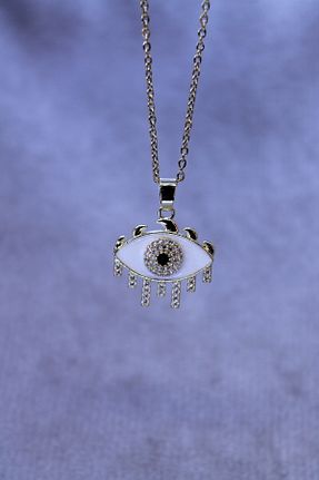 گردنبند استیل ( فولاد ) طلائی Cazibeli - کد 899048696