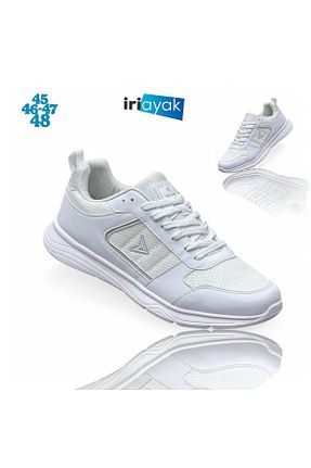 کفش اسنیکر سفید مردانه بدون بند İriayak - کد 899683072