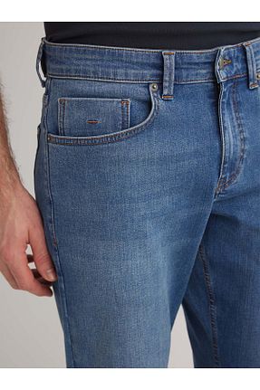 شلوار جین آبی مردانه پاچه لوله تفنگی JUD - کد 899683357