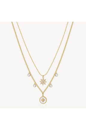 گردنبند استیل ( فولاد ) طلائی استیل (فولاد) Brosway - کد 899690728