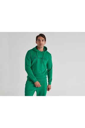 سوئیشرت سبز مردانه لیسانس دار	 United Colors of Benetton - کد 456474055