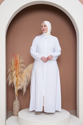 کلاه و ابایا سفید زنانه پنبه پلی استر GigiTex - کد 882260648