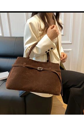 کیف دوشی قهوه ای زنانه چرم مصنوعی ARONA - کد 899724985