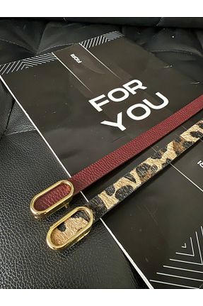 کمربند رنگی زنانه چرم مصنوعی Fiori - کد 899725212