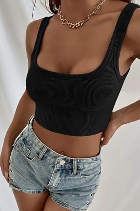 بلوز مشکی زنانه ساده Meyzz - کد 899732811