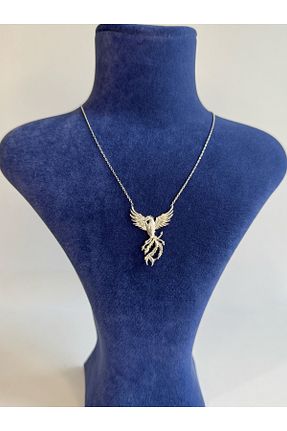گردنبند نقره طوسی زنانه 925 عیار Silver - کد 899733810