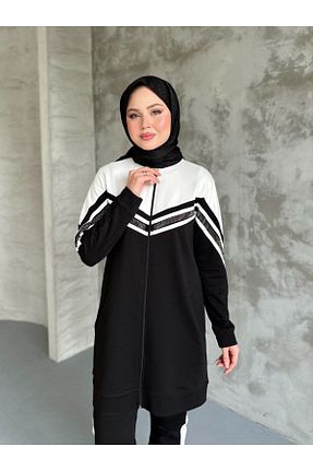 ست گرمکن حجاب مشکی رگولار moda4b - کد 899732416