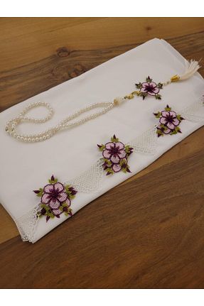 شال سفید مردانه کرپ onlaynticaret - کد 814820574