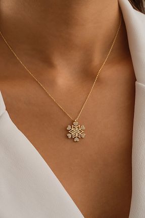 گردنبند طلا زرد زنانه 14 عیار Sefa Gold - کد 900613373
