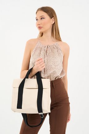 کیف دوشی مشکی زنانه پارچه ای MUTE BAG - کد 899760026