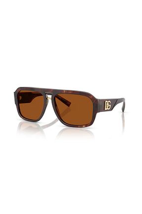 عینک آفتابی قهوه ای زنانه 58 Dolce&Gabbana - کد 894078250