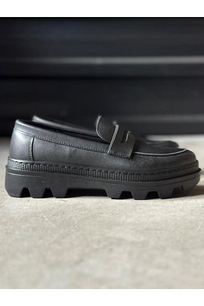 کفش کژوال مشکی مردانه چرم مصنوعی Shine Leather - کد 901530512