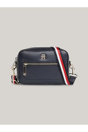 کیف دوشی سرمه ای زنانه چرم مصنوعی Tommy Hilfiger - کد 797209632