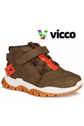 بوت / نیم بوت قهوه ای بچه گانه پارچه ای Vicco - کد 50498596