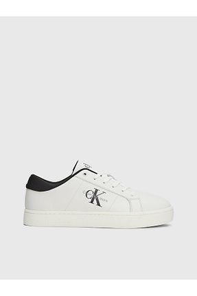 کفش اسنیکر سفید مردانه چرم اصل Calvin Klein - کد 786962562
