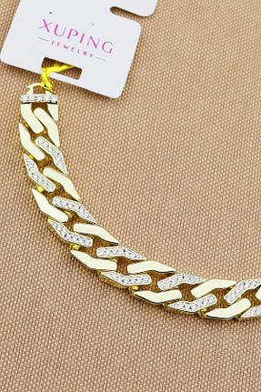 دستبند استیل (فولاد) طلائی زنانه استیل ضد زنگ Keyifli Hayaller - کد 899808277
