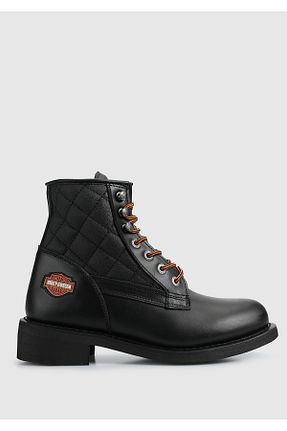 بوت / نیم بوت مشکی زنانه پاشنه تخت Harley Davidson - کد 122000933