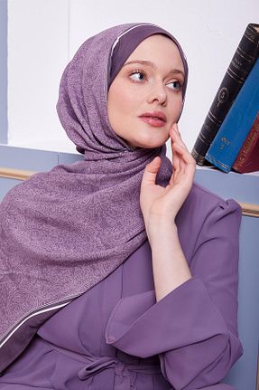 شال بنفش زنانه ویسکون Levidor - کد 899810306