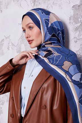 شال سرمه ای زنانه ویسکون Levidor - کد 899810166