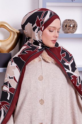 شال زرشکی زنانه ویسکون Levidor - کد 899810284