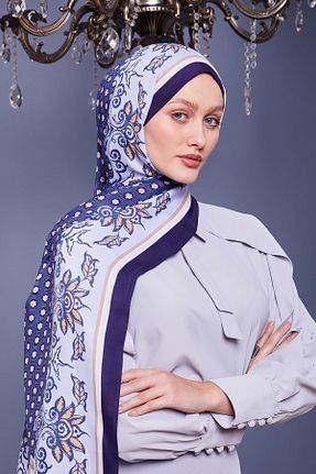 شال سرمه ای زنانه ویسکون Levidor - کد 899810155