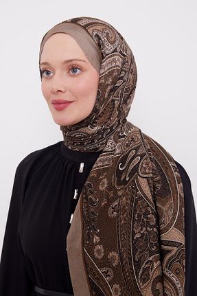شال قهوه ای زنانه ویسکون Levidor - کد 899810287