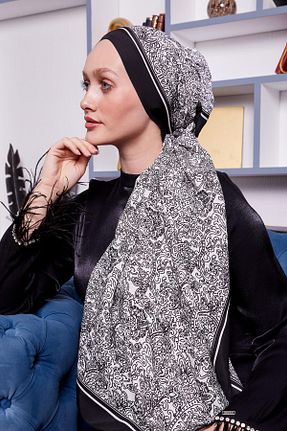 شال مشکی زنانه ویسکون Levidor - کد 899810273