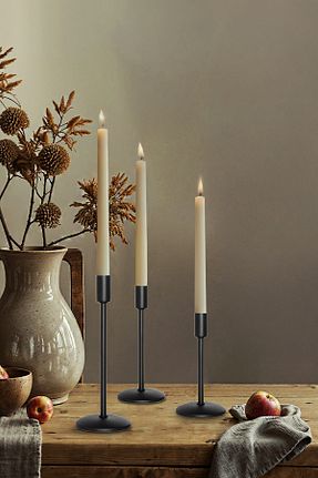شمعدان و شمع گیر مشکی فلزی AG LightDesign - کد 894577302