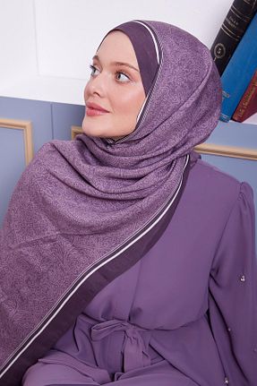 شال بنفش زنانه ویسکون Levidor - کد 899810306