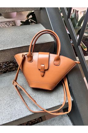 کیف دوشی نارنجی زنانه چرم مصنوعی ALZ COUTURE - کد 899818766