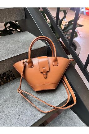 کیف دوشی نارنجی زنانه چرم مصنوعی ALZ COUTURE - کد 899818766